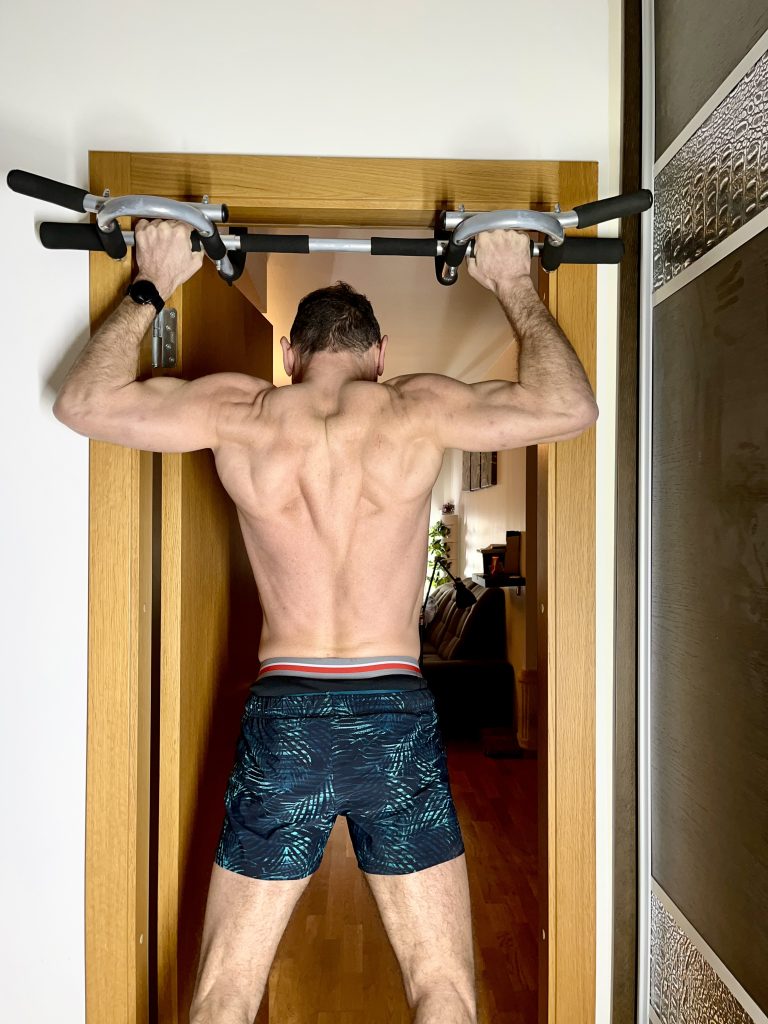 Pull ups are a great functional training for the back, arms, and hand grip