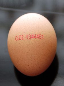 What does the number on the eggs mean